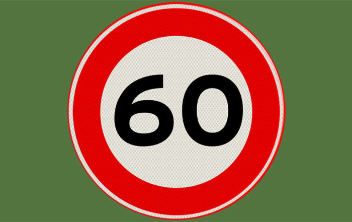 Maximum snelheid 60km VDH