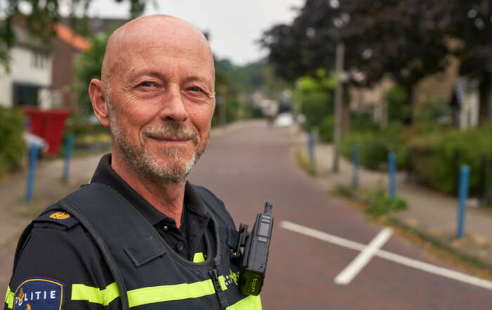 Portret van wijkagent Arie Spruijt