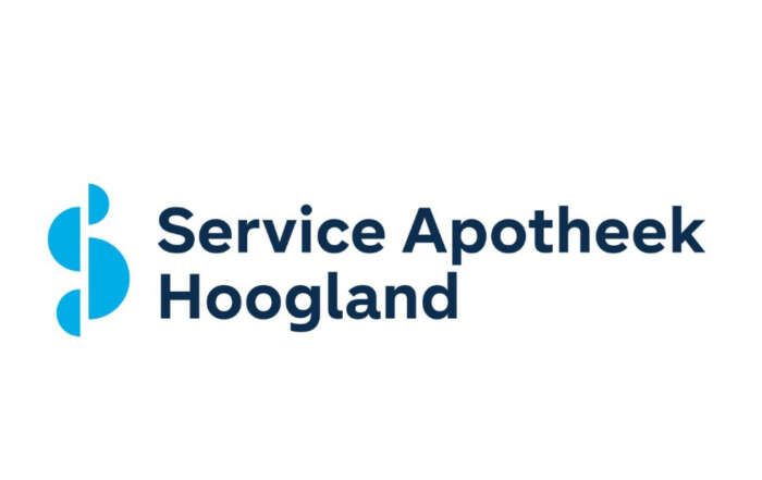 Logo van Service Apotheek Hoogland.
