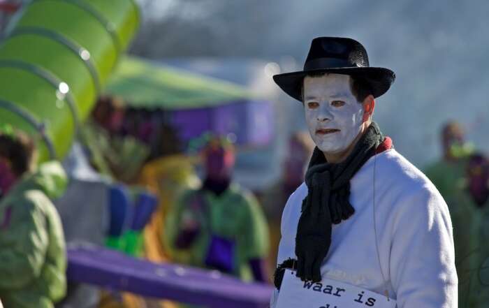 Carnaval Hoogland Verklede man