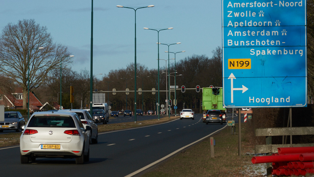 Bunschoterstraat verkeerslawaai maximumsnelheid