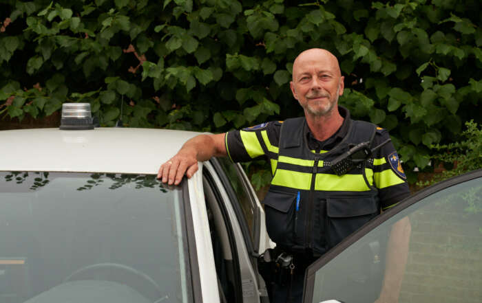 Wijkagent Arie Spruijt - foto Gerard Oonk