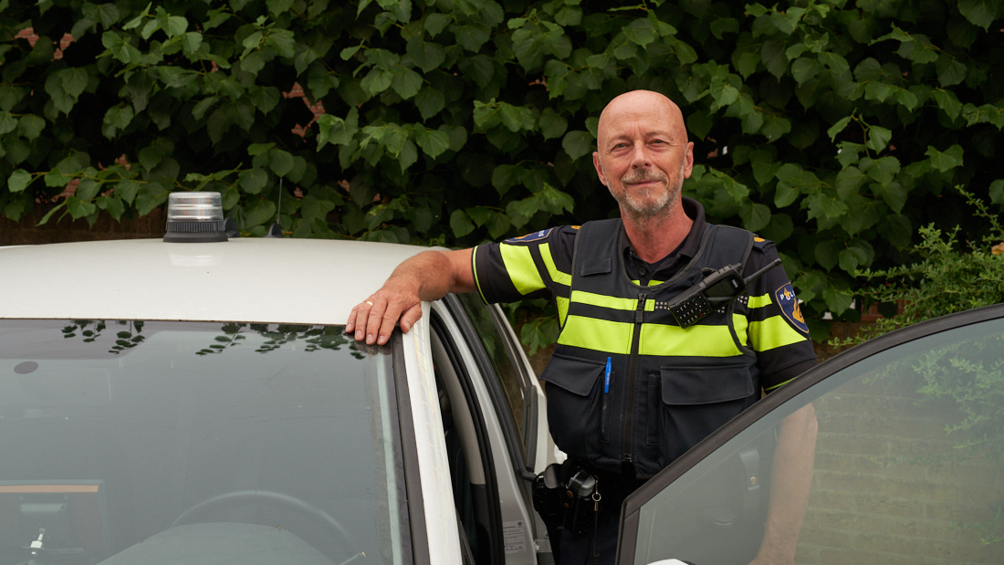 Wijkagent Arie Spruijt - foto Gerard Oonk