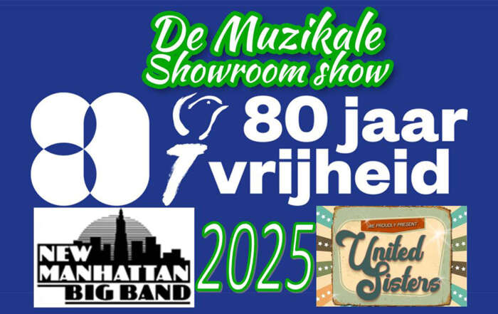 Muzikale Showroonshow over 80 jaar bevrijding