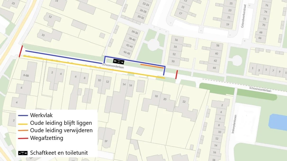 Schoonderoordlaan overzicht
