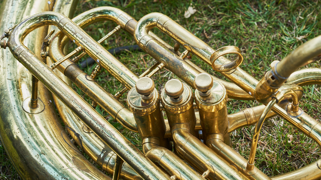 Sint Caecilia Hoogland Dweilland fragment blaasinstrument