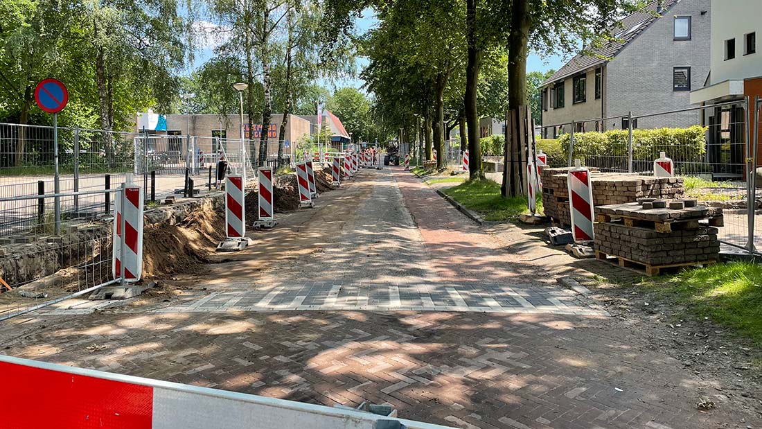 Sportlaan tijdelijk weer open