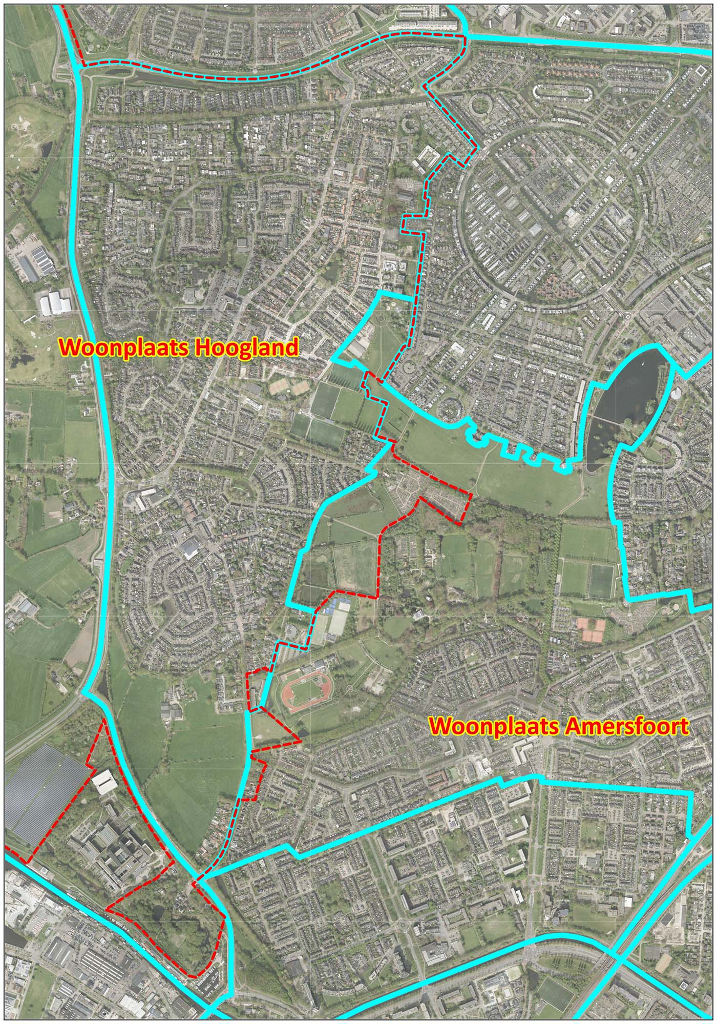Grens Hoogland Amersfoort