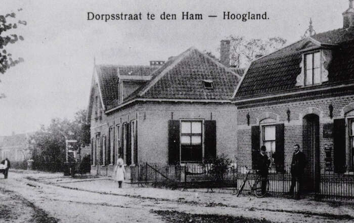 Hooglandse wijk De Ham - oude foto (ansichtkaart)