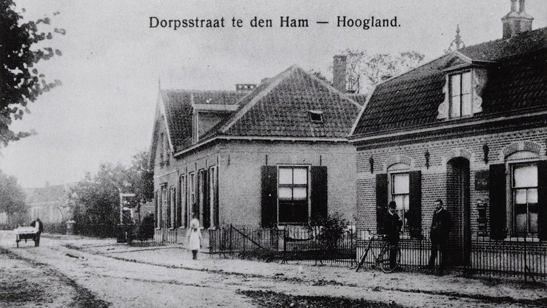 Hooglandse wijk De Ham - oude foto (ansichtkaart)