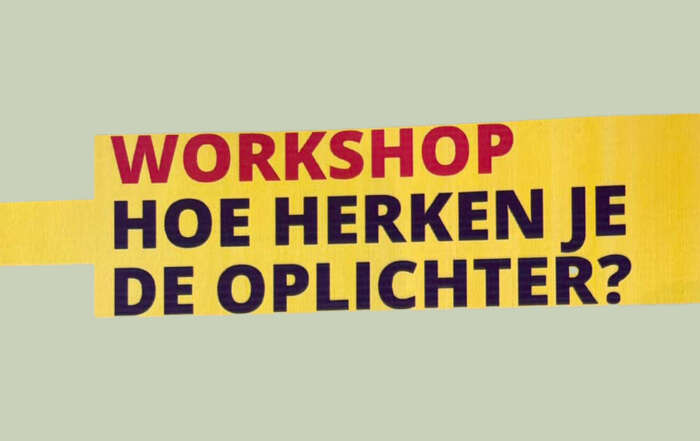Training Hoe herken je de oplichter