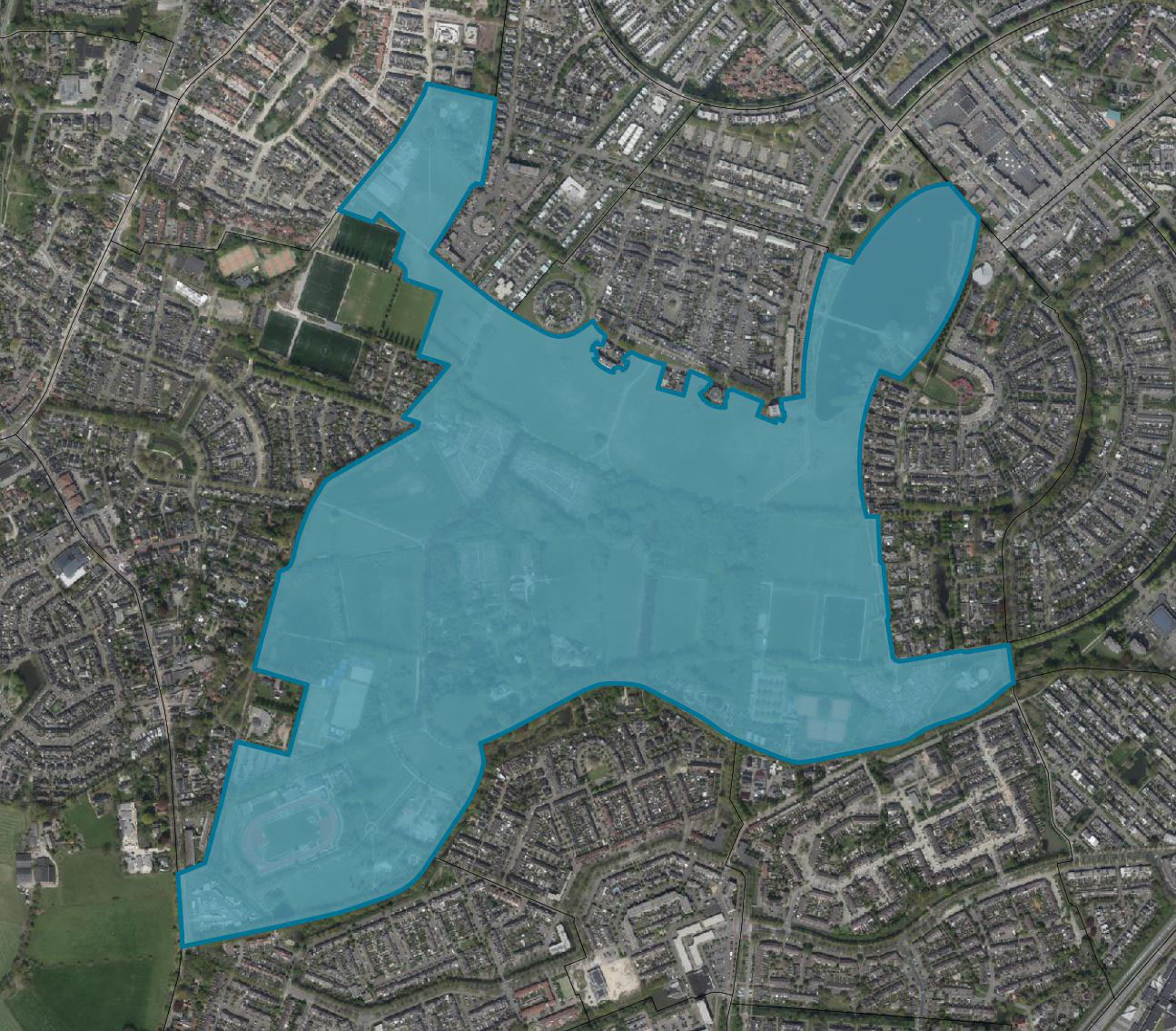 Plattegrond van Park Schothorst actueel 2024