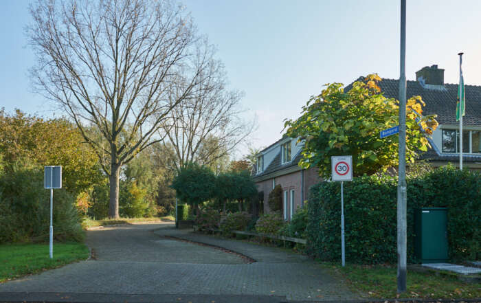 Ingang van straat De Bongerd in Hoogland