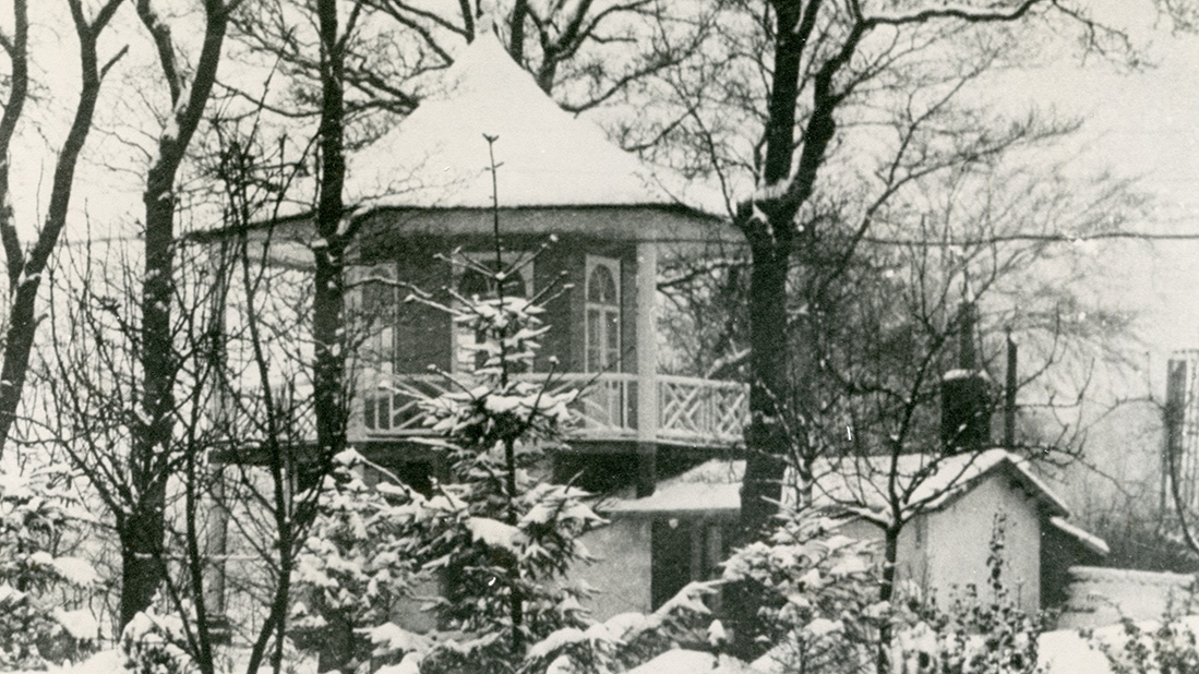De Koepel Hamseweg Hoogland sneeuw
