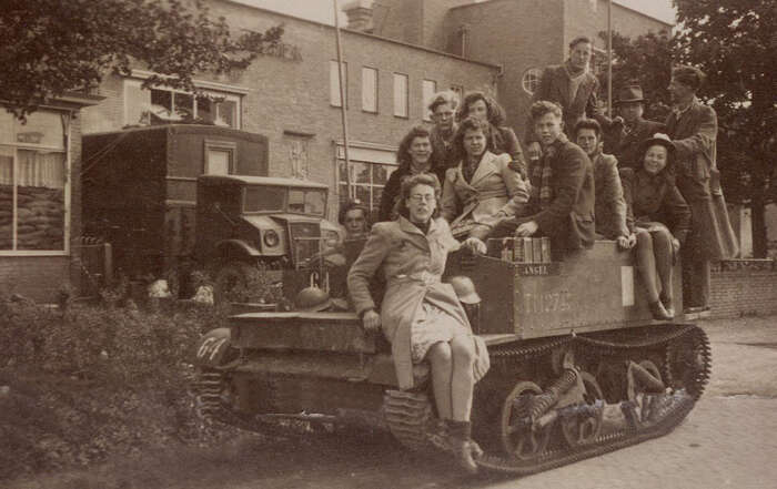 Oranjecomité Hoogland - foto van de bevrijding