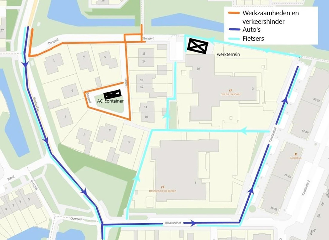 Situatieschets De Bongerd
