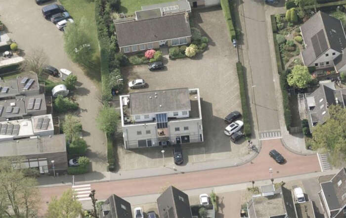 Bovenaanzicht Hamseweg 54-58