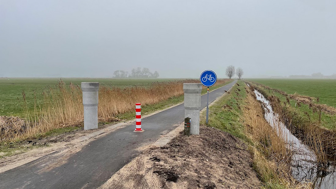 Fietspad Slaagseweg Hoogland-West