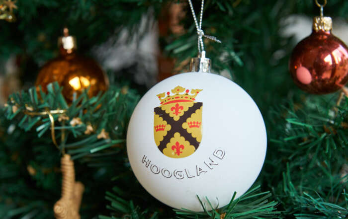 Kerstboom inleveren kerstbal Hoogland