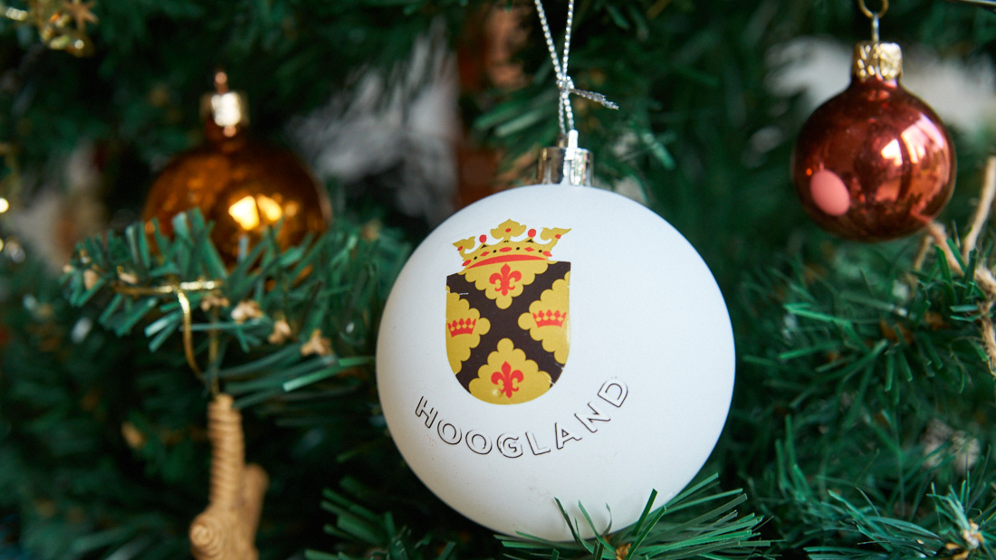 Kerstboom inleveren kerstbal Hoogland
