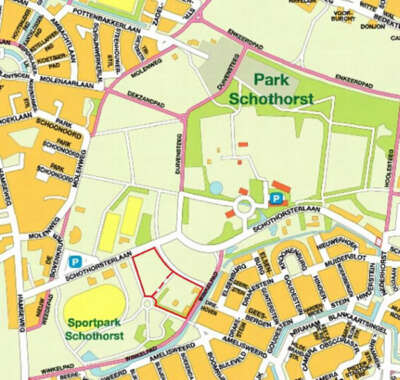 Schothorsterlaan tekening