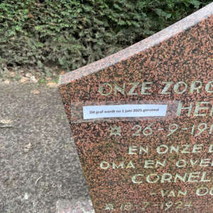 Kort Hooglands nieuws Begraafplaats Langenoord