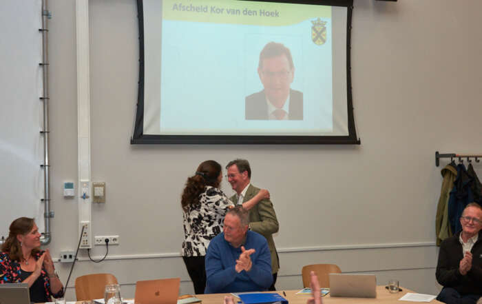 Bestuur VDH afscheid Kor van den Hoek