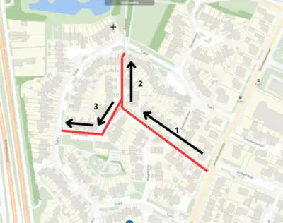 Illustratie Haverkamp werkrichting vervangen leidingen
