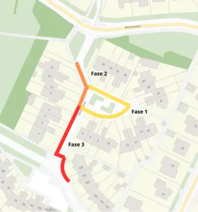 Gerstenkamp en Haverkamp fasen werkzaamheden in illustratie