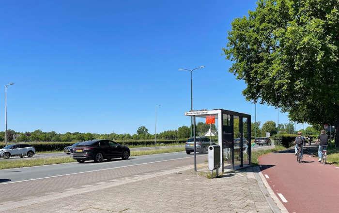 Openbaar Vervoer proefreis halte Zevenhuizerstraat