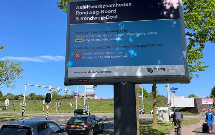 Rondweg-Noord Hoogland omleiding