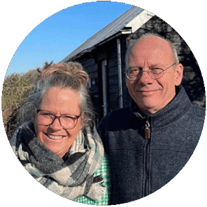 Portretfoto Angelique en Erik de Blije Boomgaard