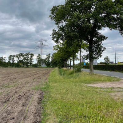 Ingang islamitische begraafplaats parallelweg duiker