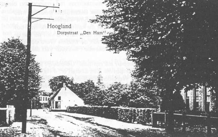 Kort Hooglands nieuws oude foto Hamseweg