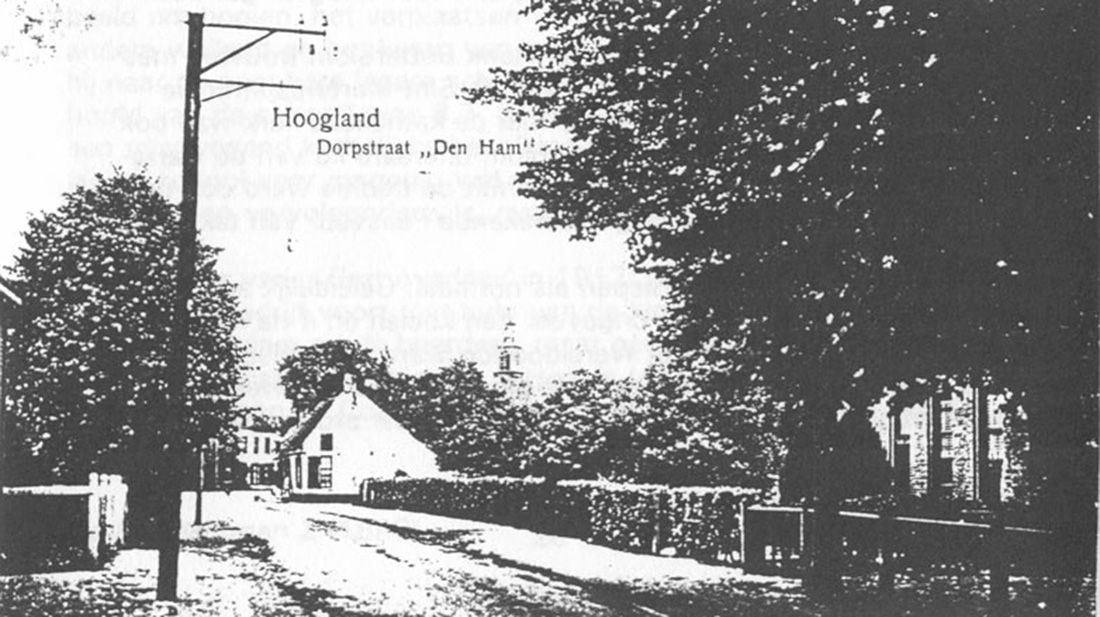 Kort Hooglands nieuws oude foto Hamseweg