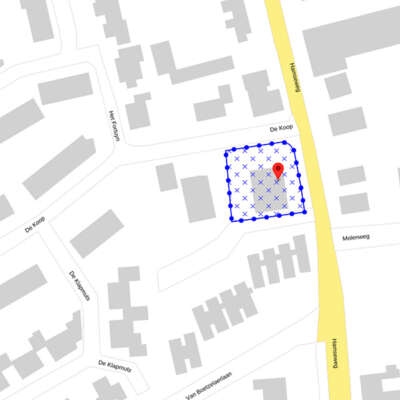Omgevingsvergunning Hamseweg 54-58 plattegrond