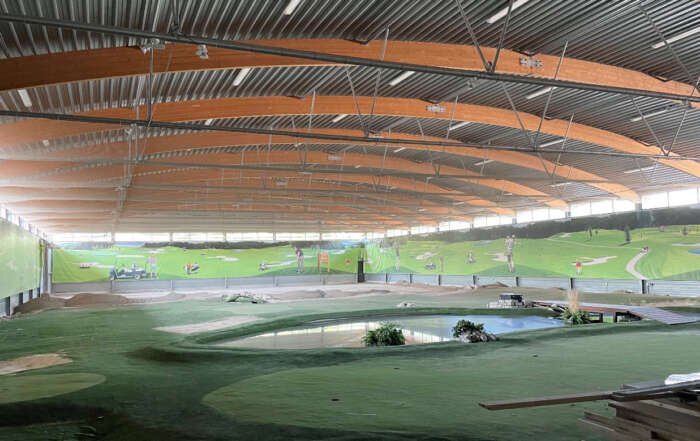 Padelpaleis bij golfclub