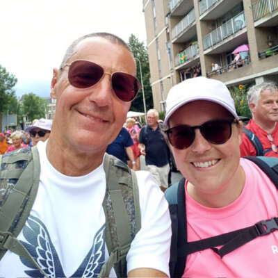 Vierdaagse Erik en Romy van Eykelenburg