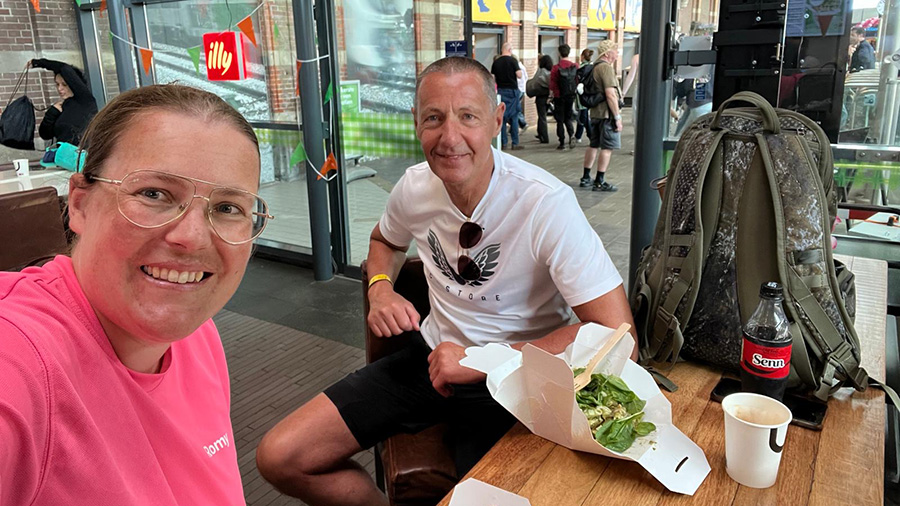 Zwager Erik van Eykelenburg dochter Romy v Eykelenburg Vierdaagse