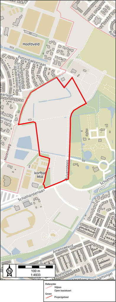 Projectgebied Park Schothorst Groene weiden