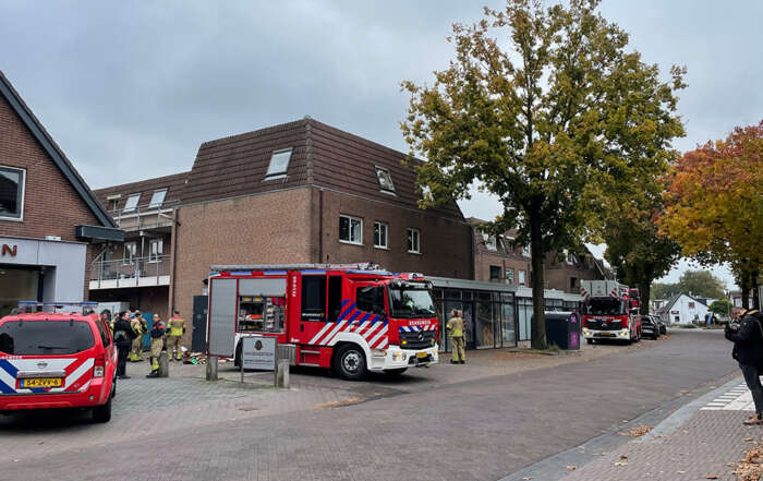 Brand bij ALDI in Hoogland