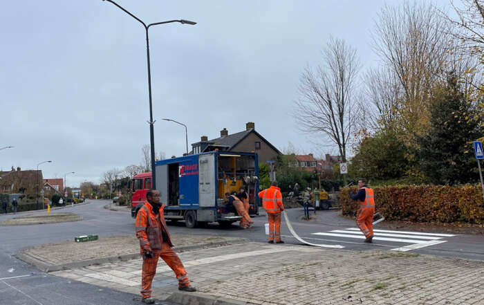 Hooglands nieuws asfaltering Zevenhuizerstraat