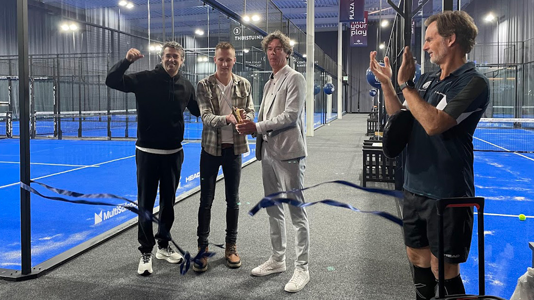 Padelcentrum Hoogland opening cover