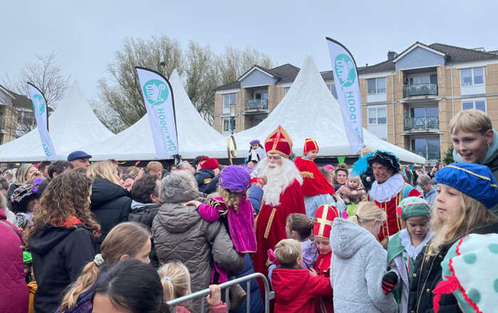 Sinterklaas op tjokvol Kraailandhof in Hoogland