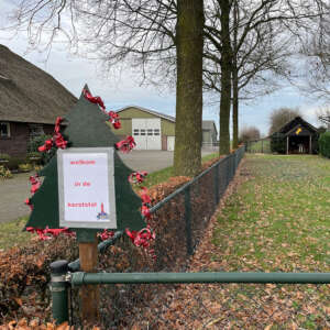 Ingang Kerststal Hoogland-West