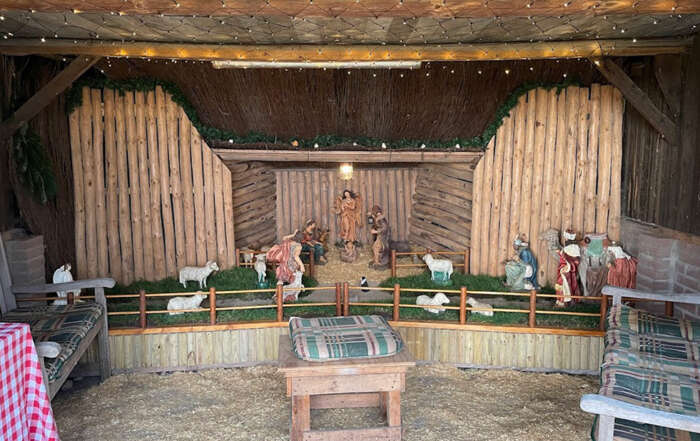 Kerststal in Hoogland-West 2025