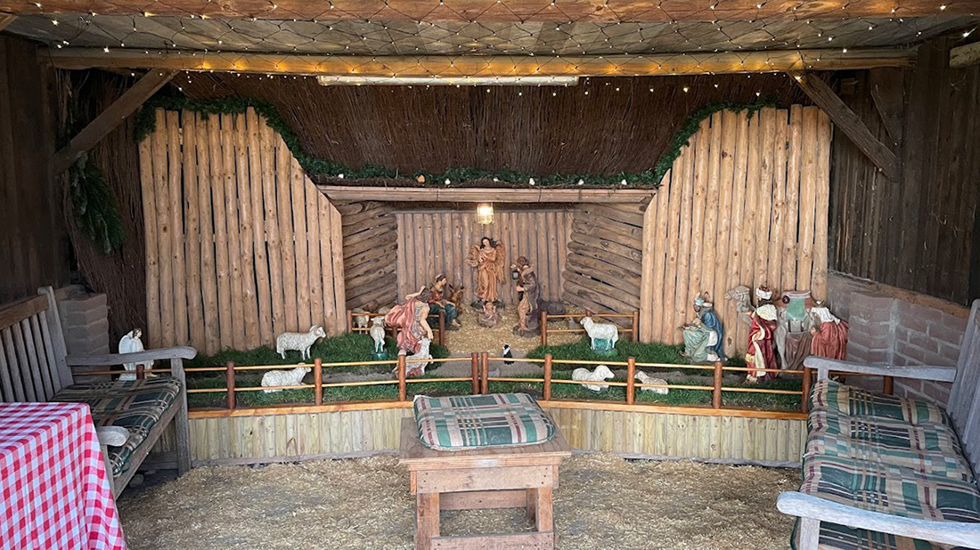 Kerststal in Hoogland-West 2025