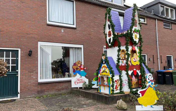 Kort Hooglands nieuws kersttafereel