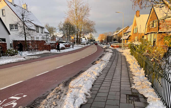 Kort nieuws Hoogland in de sneeuw