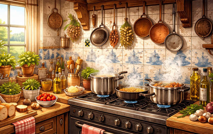 Oud-Hollandse keuken door ChatGPT